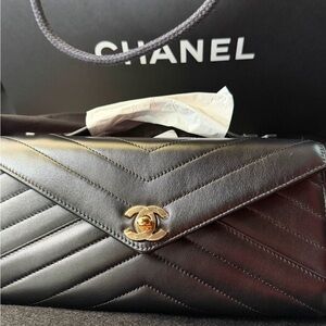 Chanel Black Clutch Women‘S Bag